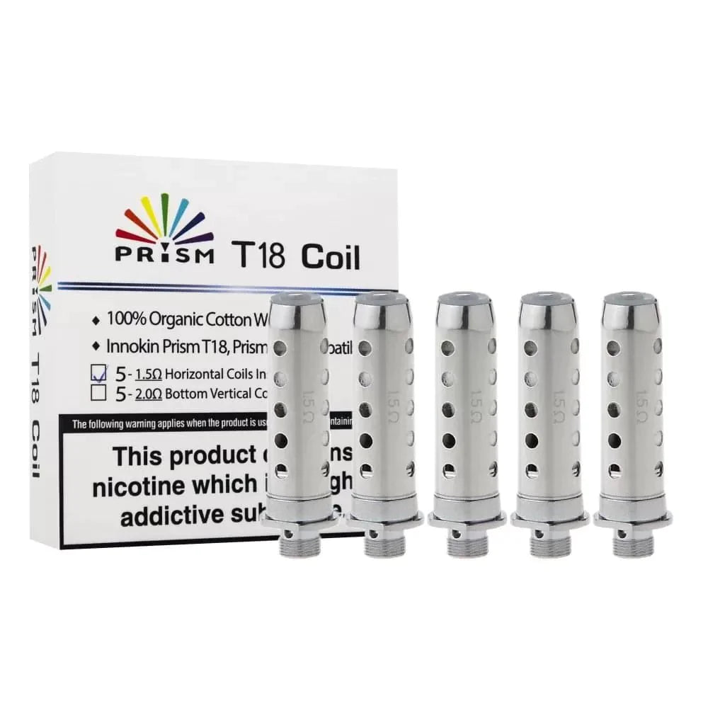 Buy Innokin Prism T18 Coils - Pack of 5 - 1.5 ohm