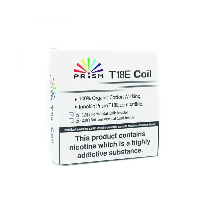Buy Innokin T18E Coils - Pack of 5 - 2.0 ohm