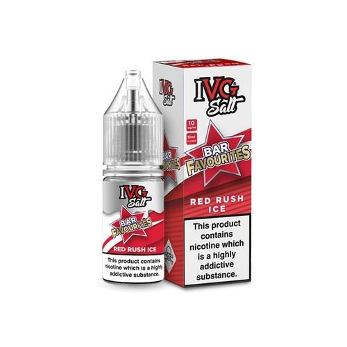 Buy IVG Nic Salt Bar Favourite 10ml E Liquid - Pack Of 10 - Red Rush Ice