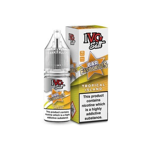 Buy IVG Nic Salt Bar Favourite 10ml E Liquid - Pack Of 10 - Tropical Island