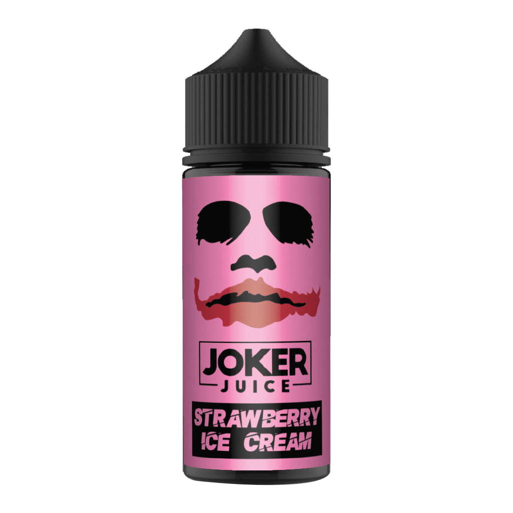 Buy Joker Juice 100ml E - liquid Shortfill - Strawberry Ice Cream