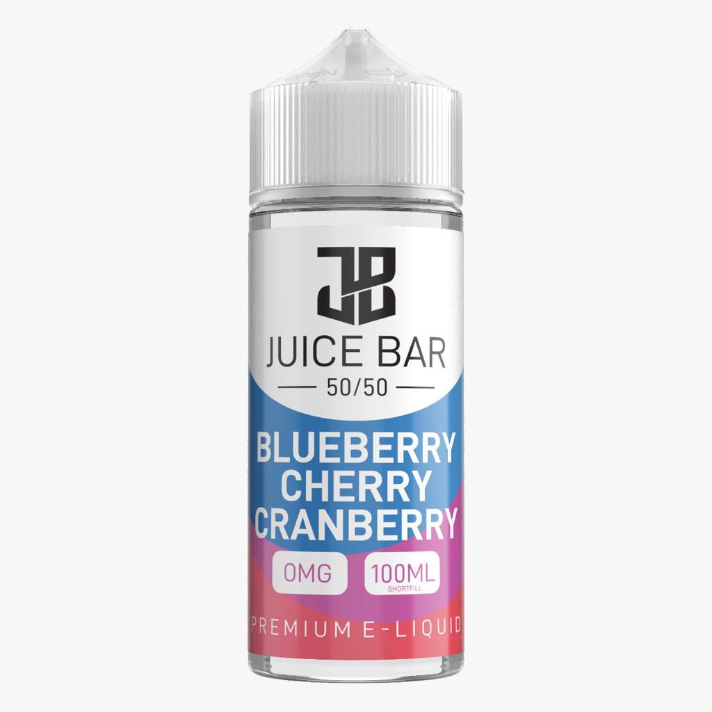 Buy Juice Bar 100ml E liquid Shortfill - Blueberry Cherry Cranberry