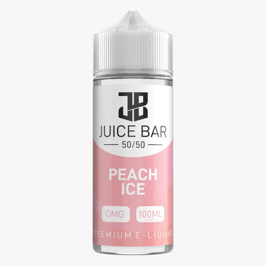 Buy Juice Bar 100ml E liquid Shortfill - Peach Ice