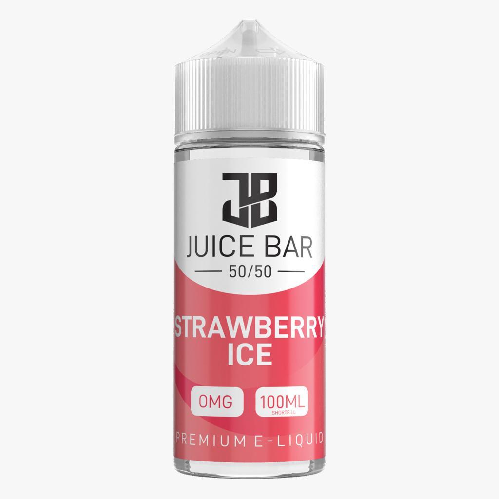 Buy Juice Bar 100ml E liquid Shortfill - Strawberry Ice