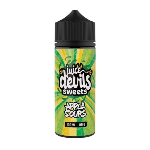 Buy Juice Devils 100ml E - liquids Shortfill - Apple Sour Sweet