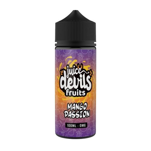 Buy Juice Devils 100ml E - liquids Shortfill - Mango Passion Fruit