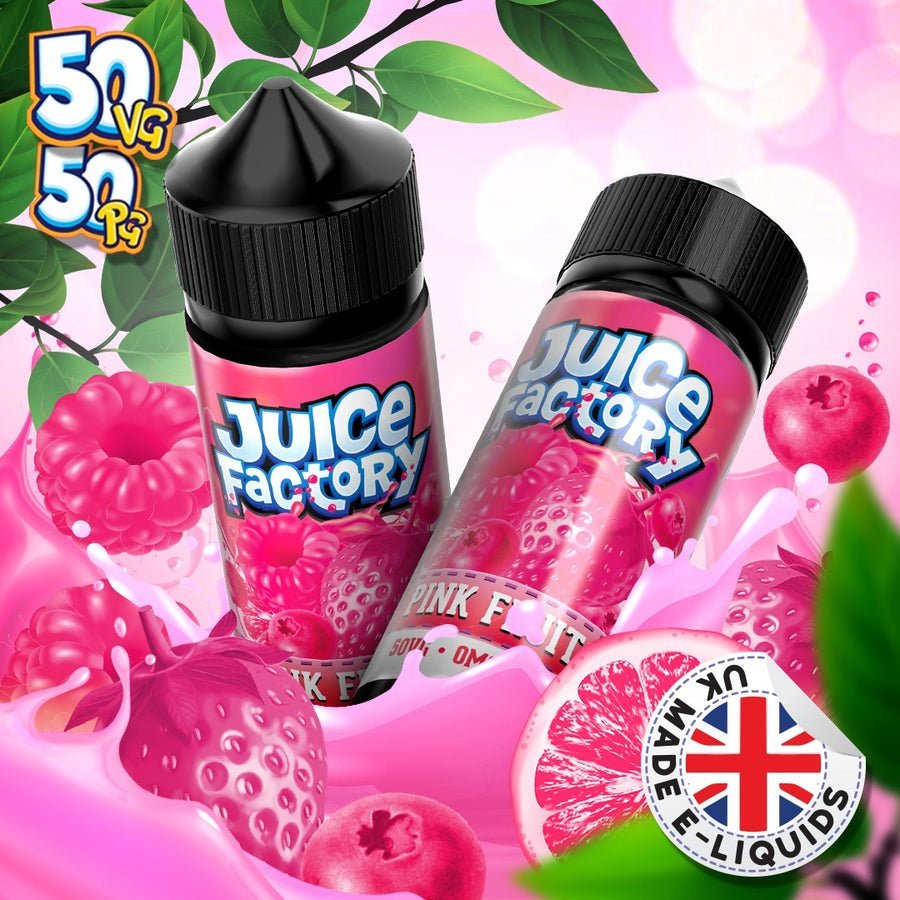 Buy Juice Factory E - Liquid 100ml E - liquids - Pink Fruit