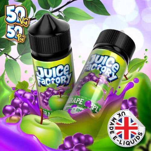 Buy Juice Factory E - Liquid 100ml E - liquids - Grape Apple