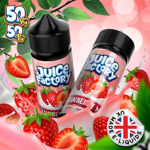 Buy Juice Factory E - Liquid 100ml E - liquids - Strawberry Milk