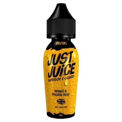 Buy Just Juice 50ml Shortfill - Mango & PassionFruit