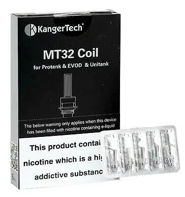 Buy KangerTech MT32 Coil - Pack of 5 - 1.5 ohm