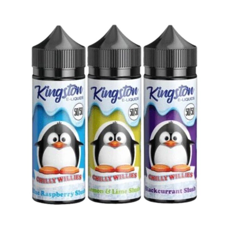 Buy Kingston 50/50 Chilly Willies 100ML Shortfill - Blackcurrant Slush
