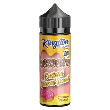 Buy Kingston 50/50 Desserts 100ML Shortfill - Custard Glazed Donut
