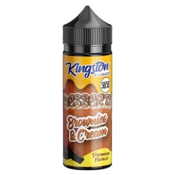 Buy Kingston 50/50 Desserts 100ML Shortfill - Brownies & Cream