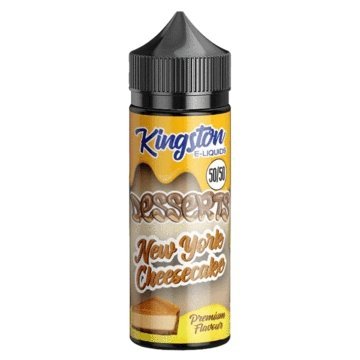 Buy Kingston 50/50 Desserts 100ML Shortfill - New York Cheesecake