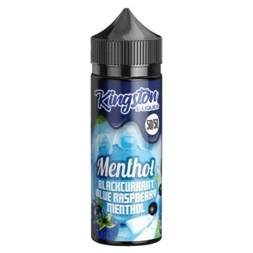 Buy Kingston 50/50 Menthol 100ML Shortfill - Blackcurrant Blue Raspberry Menthol
