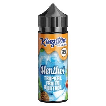 Buy Kingston 50/50 Menthol 100ML Shortfill - Tropical Fruits Menthol
