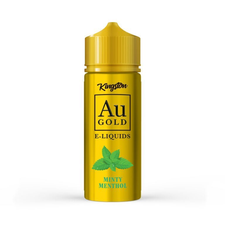 Buy Kingston AU Gold 100ml E - liquid Shortfill - Minty Menthol