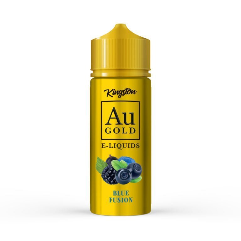 Buy Kingston AU Gold 100ml E - liquid Shortfill - Blue Fusion