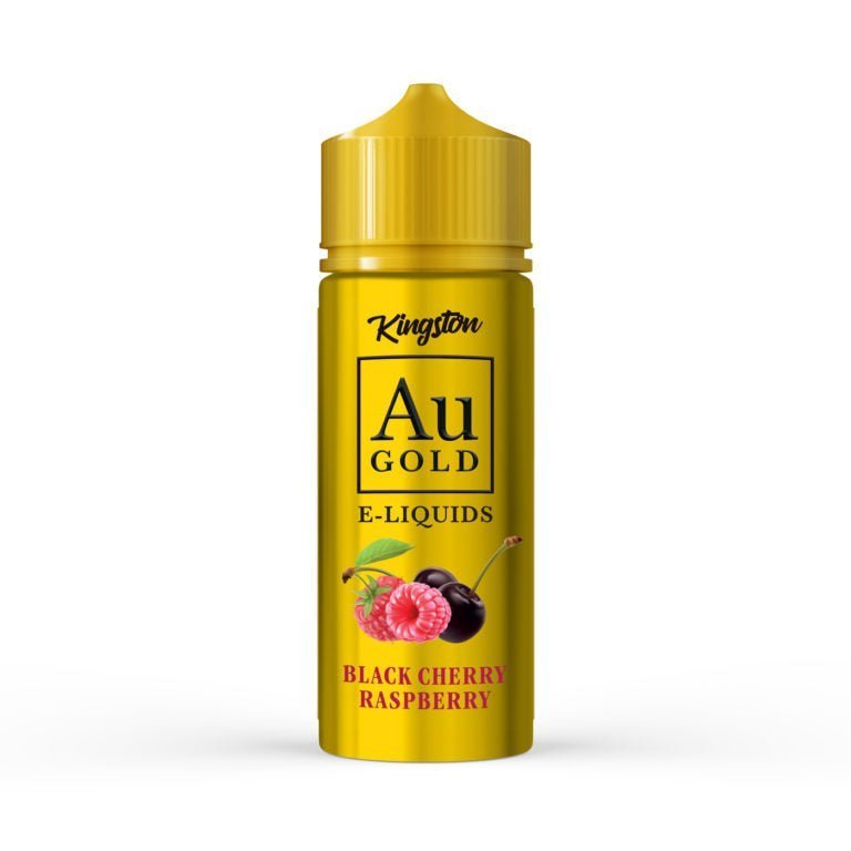 Buy Kingston AU Gold 100ml E - liquid Shortfill - Black Cherry Raspberry