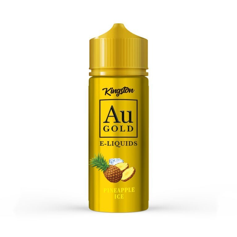 Buy Kingston AU Gold 100ml E - liquid Shortfill - Pineapple Ice
