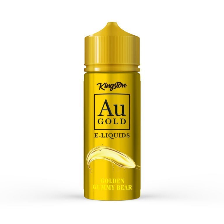 Buy Kingston AU Gold 100ml E - liquid Shortfill - Golden Gummy Bear