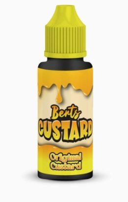 Buy Kingston Berts Custard 100ML Shortfill - Original Custard