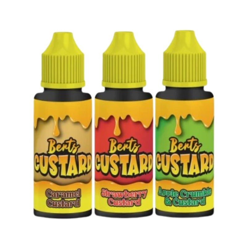 Buy Kingston Berts Custard 100ML Shortfill - Strawberry Custard