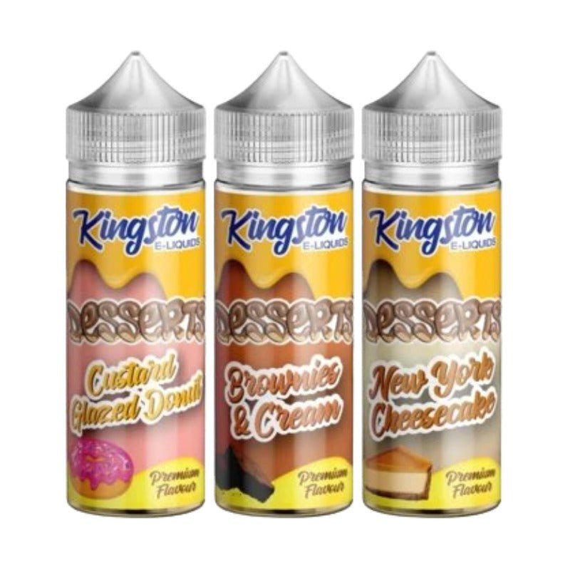 Buy Kingston Desserts 100ML Shortfill - Brownies & Cream