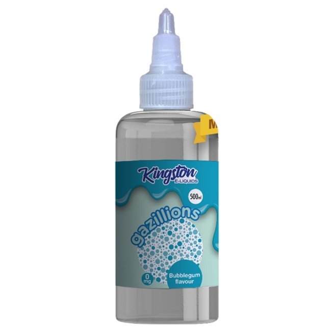 Buy Kingston E - liquids Gazllions 500ml Shortfill - Bubblegum