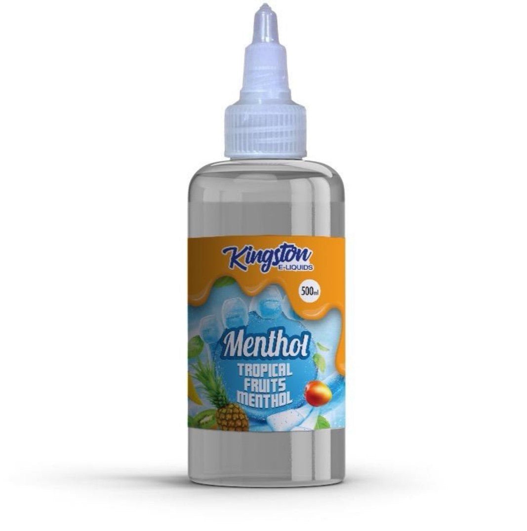 Buy Kingston E - liquids Menthol 500ml Shortfill - Tropical Fruits Menthol