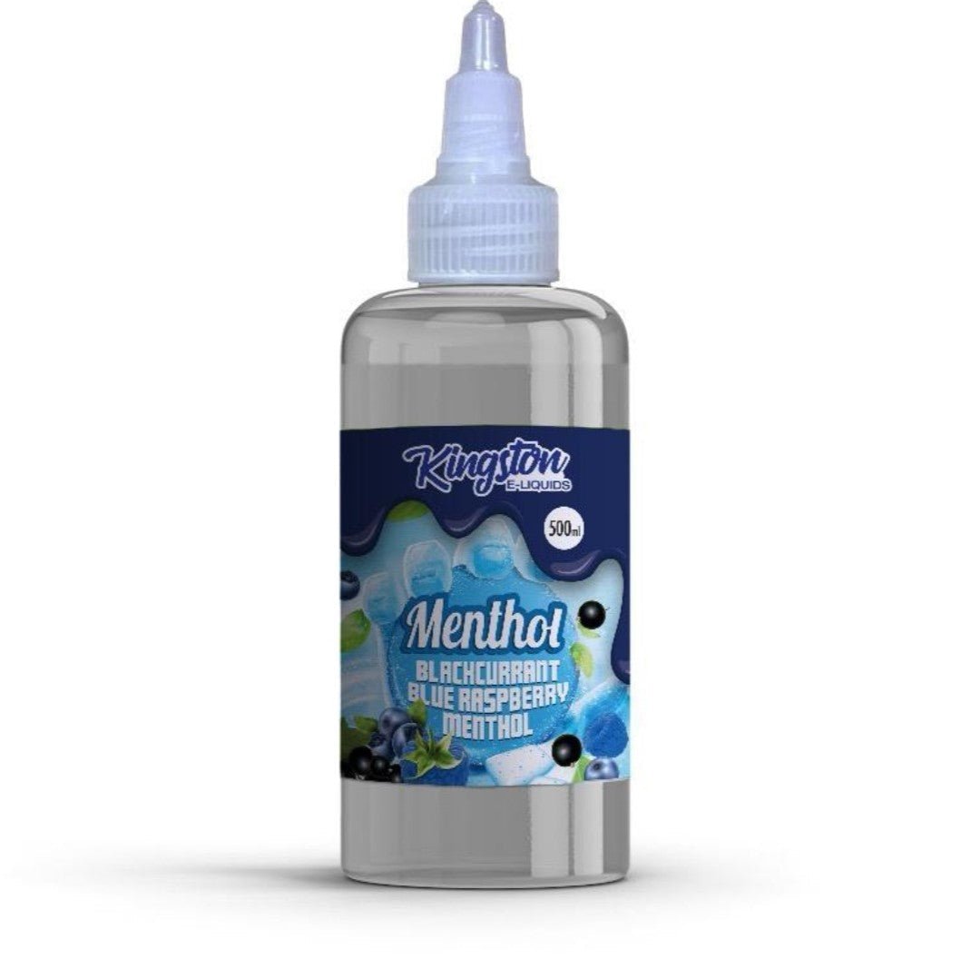 Buy Kingston E - liquids Menthol 500ml Shortfill - Blackcurrant Blue Rasberry Menthol