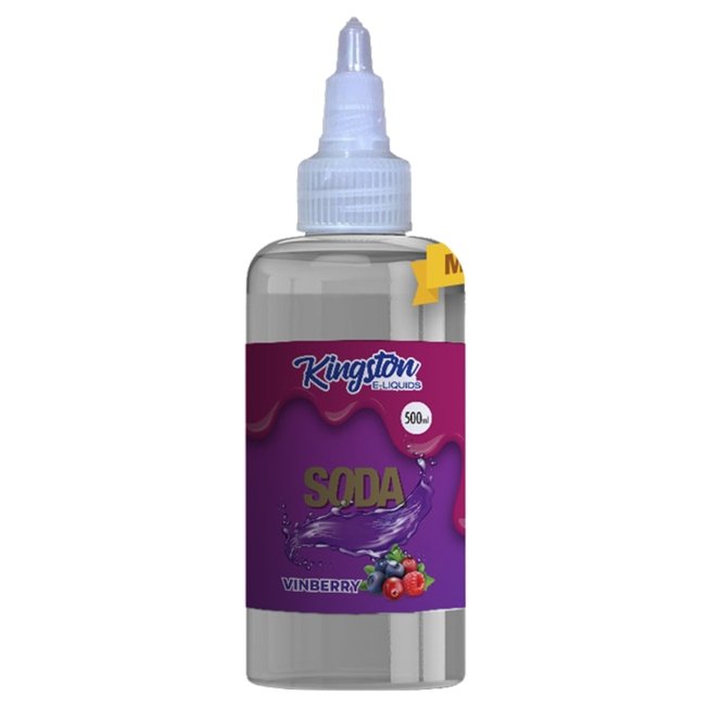 Buy Kingston E - liquids Soda 500ml Shortfill - Vinberry Soda