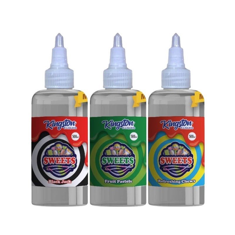 Buy Kingston E - liquids Sweets 500ml Shortfill - Black Jack