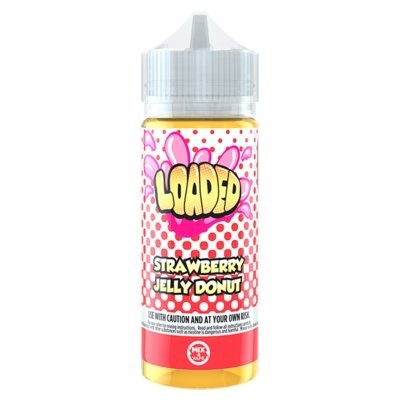Buy Loaded 100ML Shortfill - Strawberry Jelly Donut