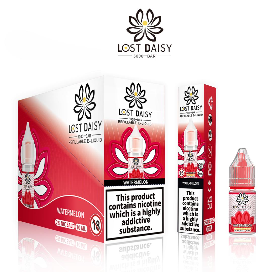 Buy Lost Daisy 5000 Bar Salt 10ml - Box of 10 - Watermelon