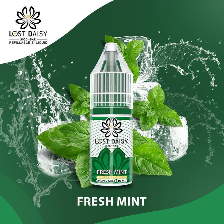 Buy Lost Daisy 5000 Bar Salt 10ml - Box of 10 - Fresh Mint