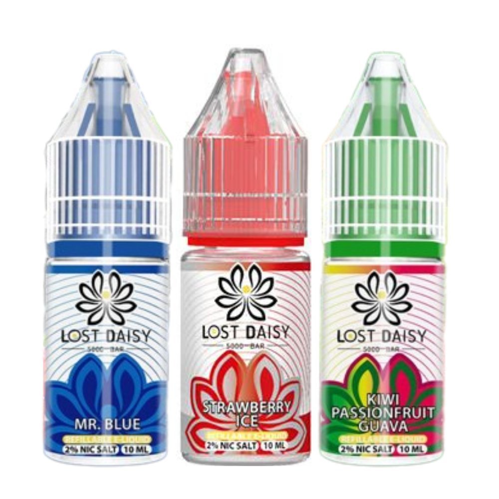 Buy Lost Daisy 5000 Bar Salt 10ml - Box of 10 - Blueberry