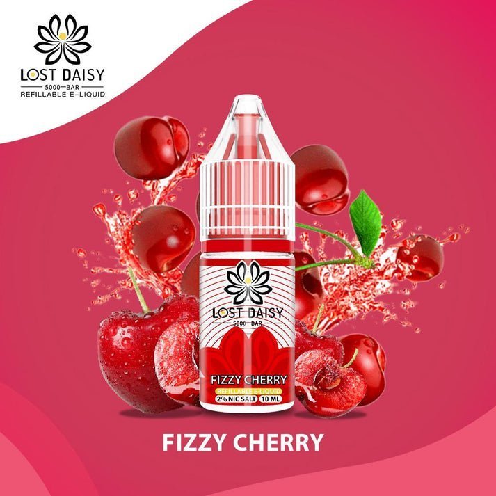 Buy Lost Daisy 5000 Bar Salt 10ml - Box of 10 - Fizzy Cherry