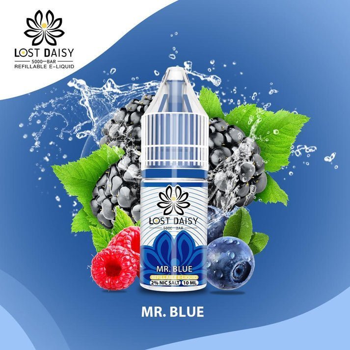 Buy Lost Daisy 5000 Bar Salt 10ml - Box of 10 - Mr Blue