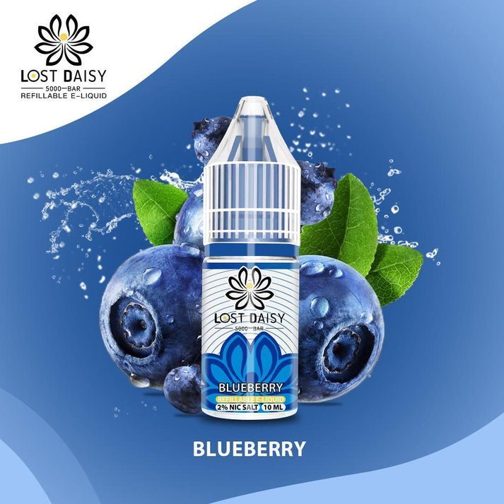 Buy Lost Daisy 5000 Bar Salt 10ml - Box of 10 - Blueberry