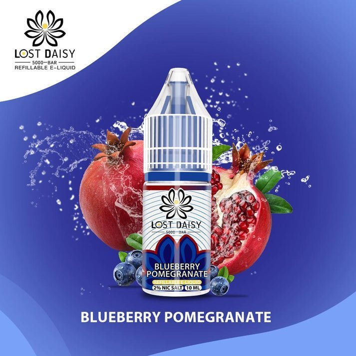 Buy Lost Daisy 5000 Bar Salt 10ml - Box of 10 - Blueberry Pomegranate