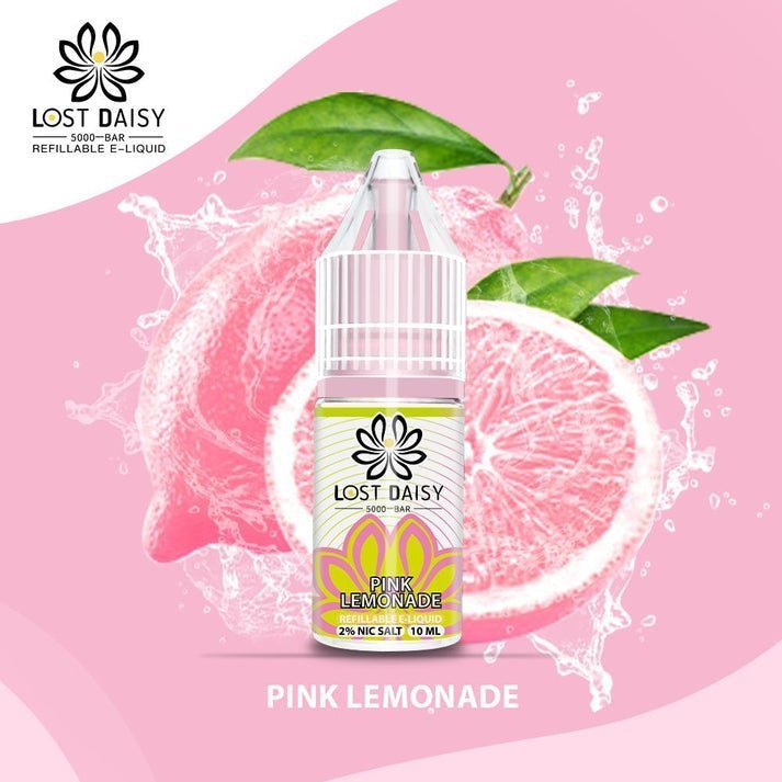 Buy Lost Daisy 5000 Bar Salt 10ml - Box of 10 - Pink Lemonade
