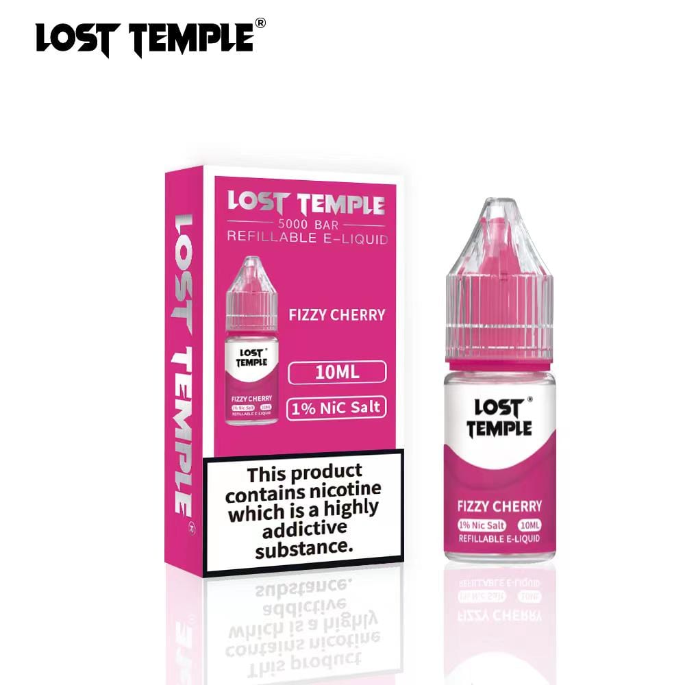 Buy Lost Temple Nic Salts 10ml - Box of 10 - Fizzy Cherry