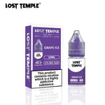 Buy Lost Temple Nic Salts 10ml - Box of 10 - Grape Ice