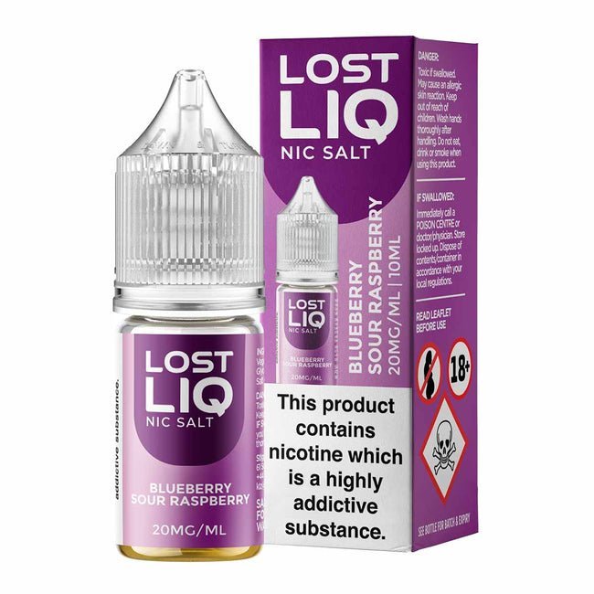 Buy Lostliq 3000 Nic Salts 10ml - Box of 10 - Blueberry Sour Raspberry