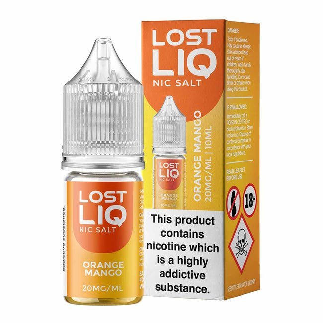 Buy Lostliq 3000 Nic Salts 10ml - Box of 10 - Orange Mango