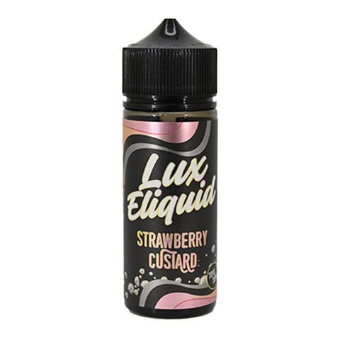 Buy Lux E - liquid 100ml Shortfill - Strawberry Custard