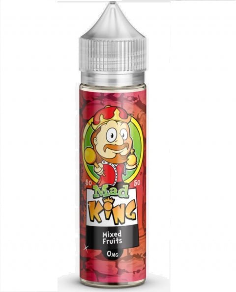 Buy Mad King 50/50 E - liquids 50ml Shortfill - Mixed Fruit