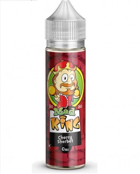 Buy Mad King 50/50 E - liquids 50ml Shortfill - Cherry Sherbet